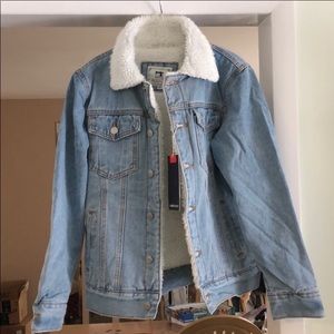 Denim Jacket Sherpa Lined